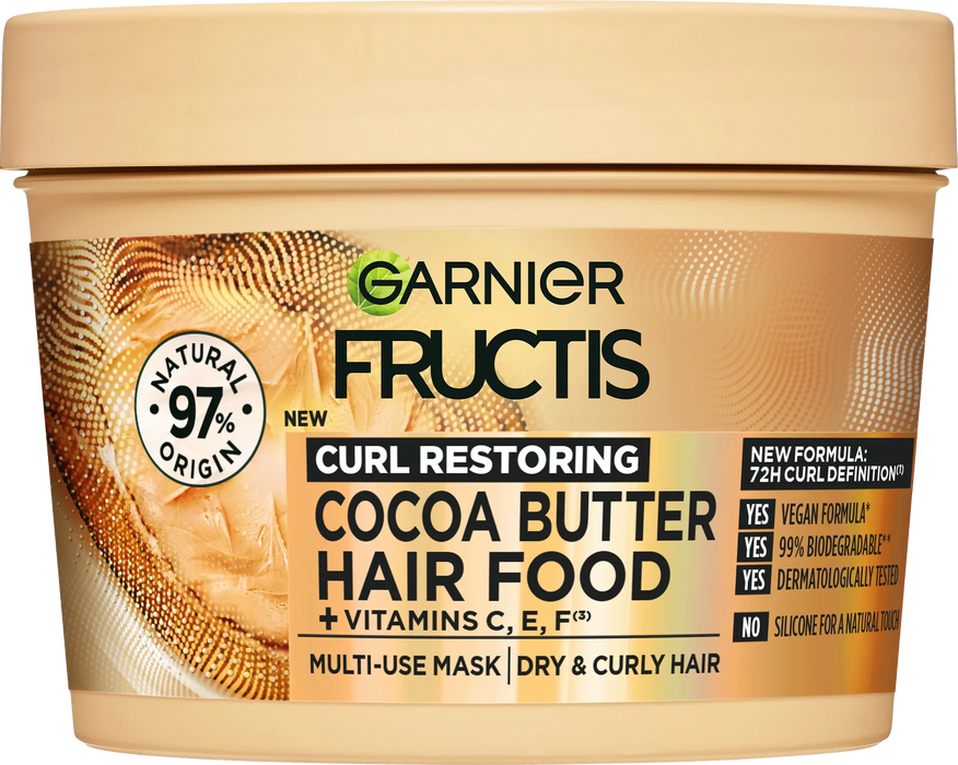 Маска за непокорна коса Hair Food Cocoa Butter, 390 ml