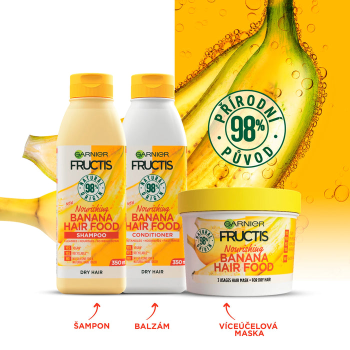 Маска за суха коса Banana Hair Food, 390 ml