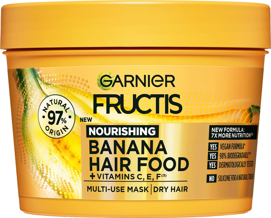 Маска за суха коса Banana Hair Food, 390 ml