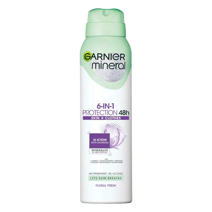 Дезодорант Protection 6 SKIN + CLOTHES - Floral Fresh, 150 ml