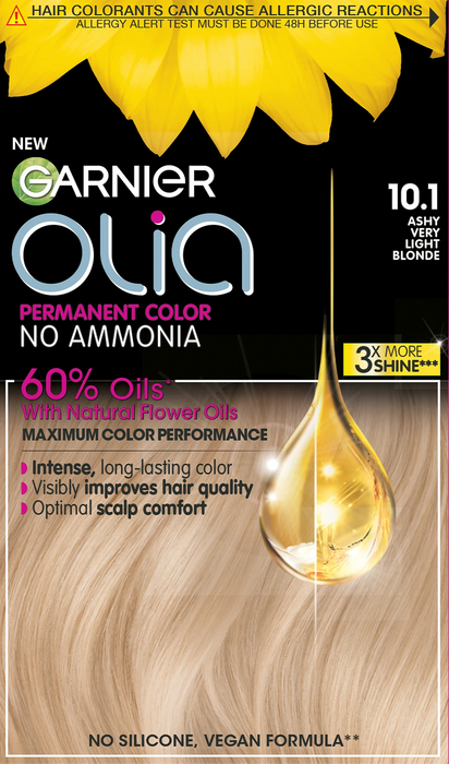 Боя за коса без амоняк - Nr. 10.1 Ashy Very Light Blonde, 1 бр