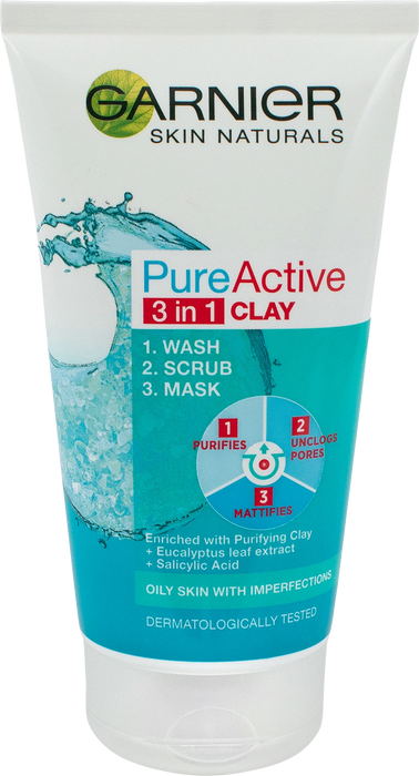 3в1 Почистващ гел + пилинг + маска, 150 ml