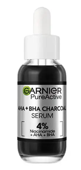 Серум за лице Pure Active AHA+BHA Charcoal, 30 ml