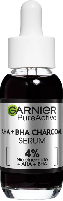 Серум за лице Pure Active AHA+BHA Charcoal, 30 ml