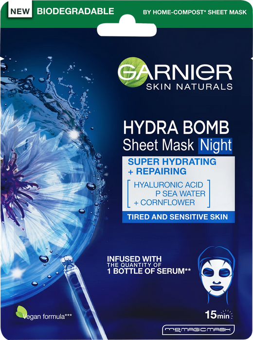 Маска за лице Hydra Bomb Sheet Mask Night, 1 бр