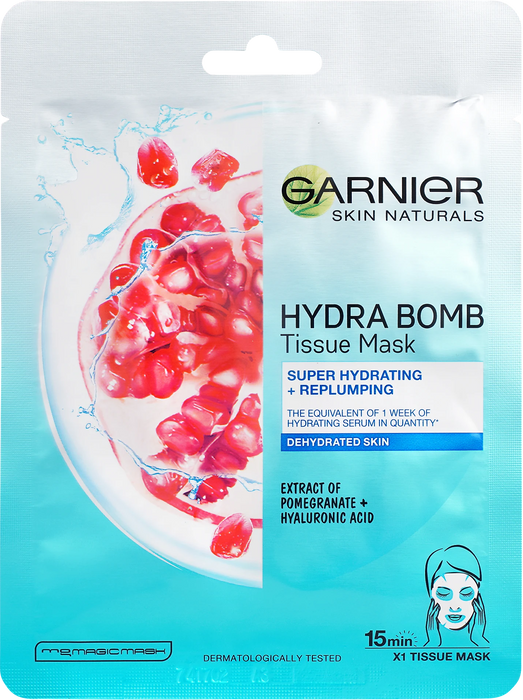 Маска за лице с нар Hydra Bomb Sheet Mask, 1 бр