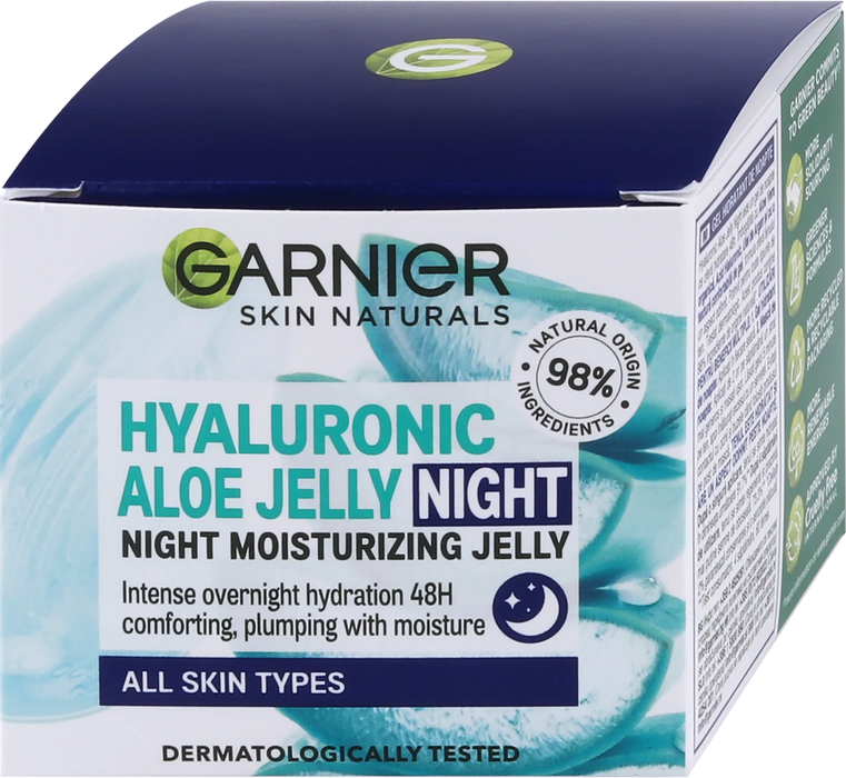 Нощен крем за лице Hyaluronic Aloe Jelly, 50 ml
