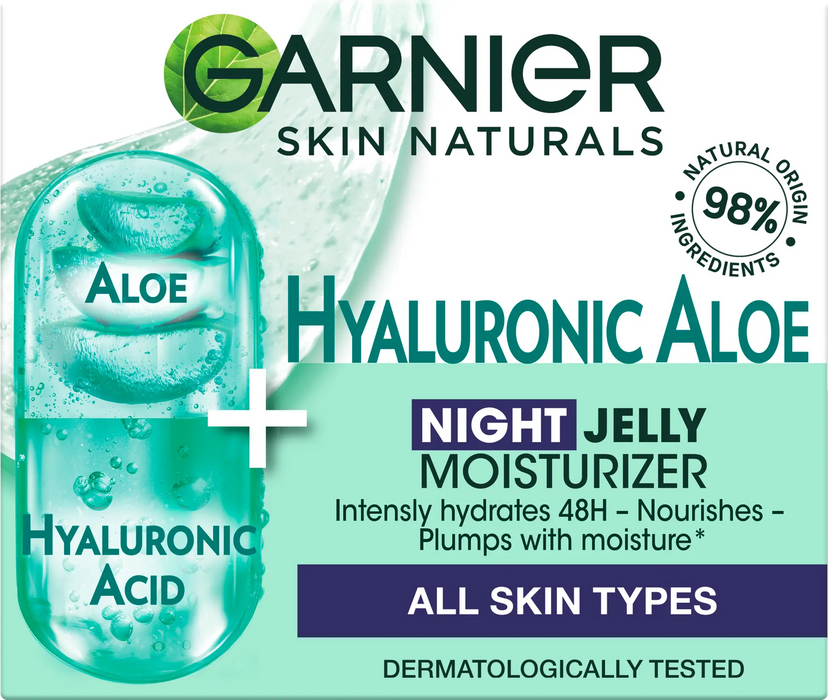 Нощен крем за лице Hyaluronic Aloe Jelly, 50 ml