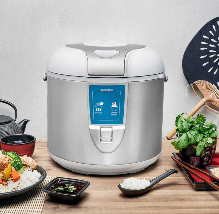 Уред за варене на ориз Gastroback - GAS.42507, 450W, 3 l, инокс