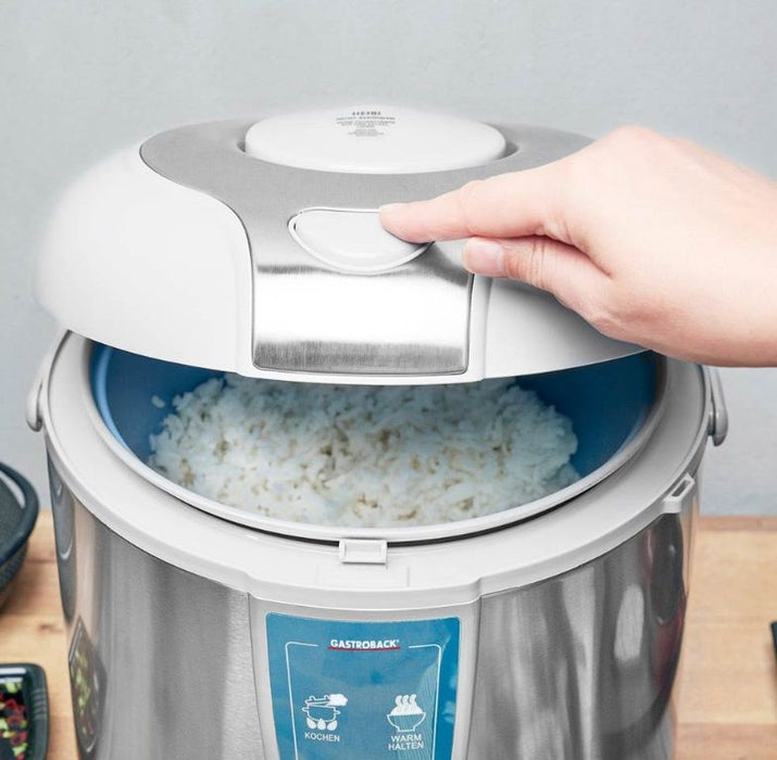 Уред за варене на ориз Gastroback - GAS.42507, 450W, 3 l, инокс