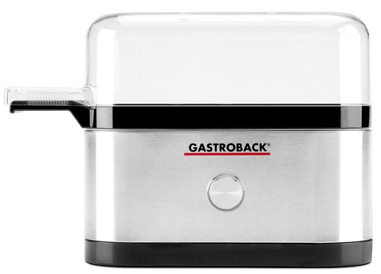 Уред за варене на яйца Gastroback - Mini, 350W, 3 яйца, бяла