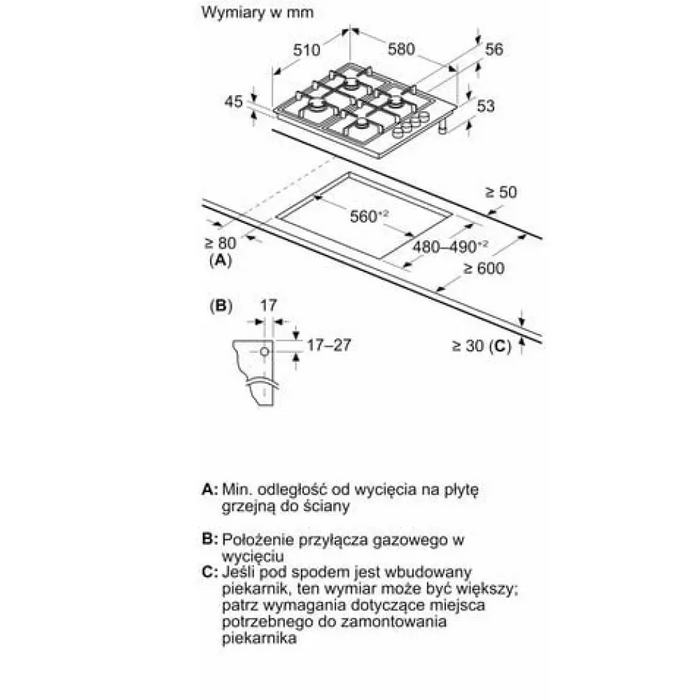 Газов котлон BOSCH PBP6B5K80