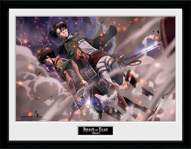 Плакат с рамка GB eye Animation: Attack on Titan - Smoke Blast