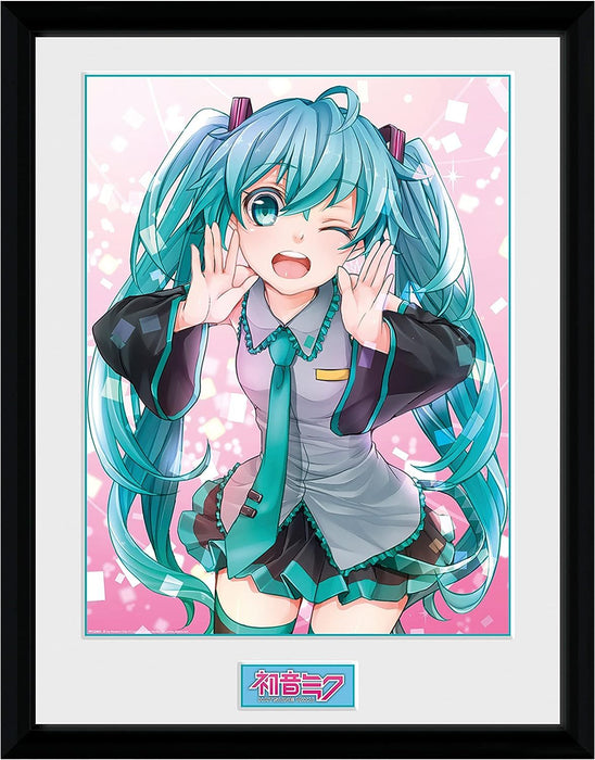 Плакат с рамка GB eye Animation: Hatsune Miku - Wink