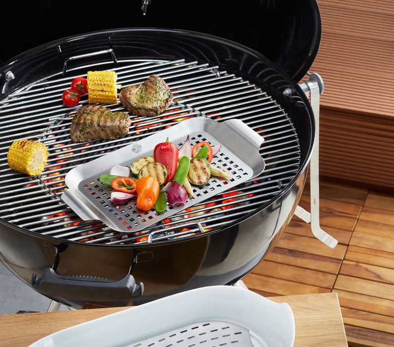 Перфорирана грил тава Gefu - BBQ, 33 x 19 x 2.5 cm