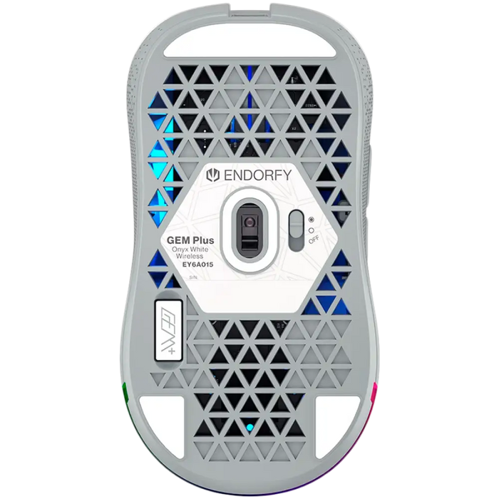 Геймърска безжична мишка ENDORFY Gem Plus - Onyx White