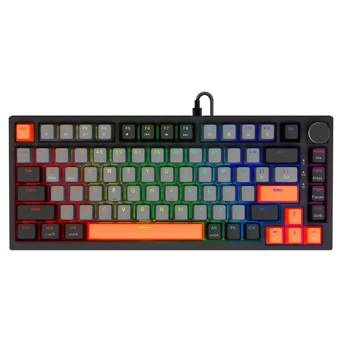 Геймърска клавиатура Savio ASTRAL BLACK JADE 3 COLOURS USB