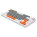 Геймърска клавиатура Savio ASTRAL WHITE JADE 3 COLOURS USB