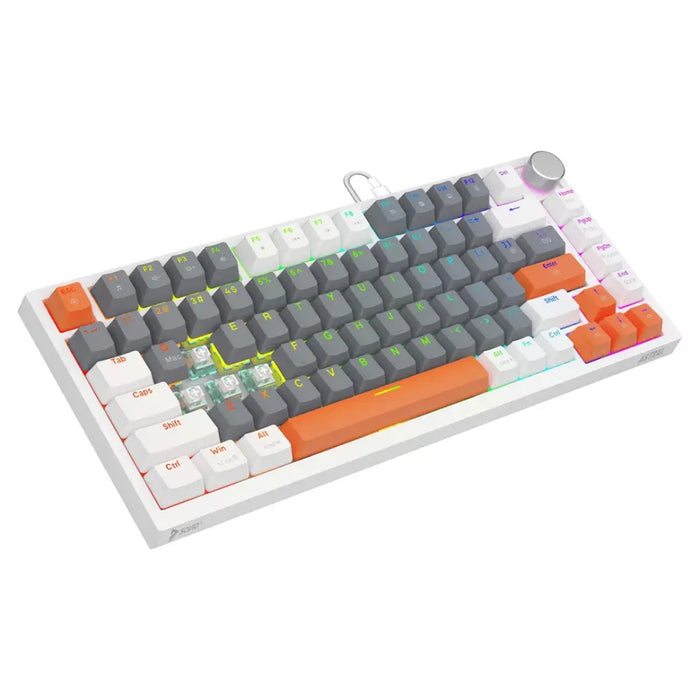 Геймърска клавиатура Savio ASTRAL WHITE JADE 3 COLOURS USB