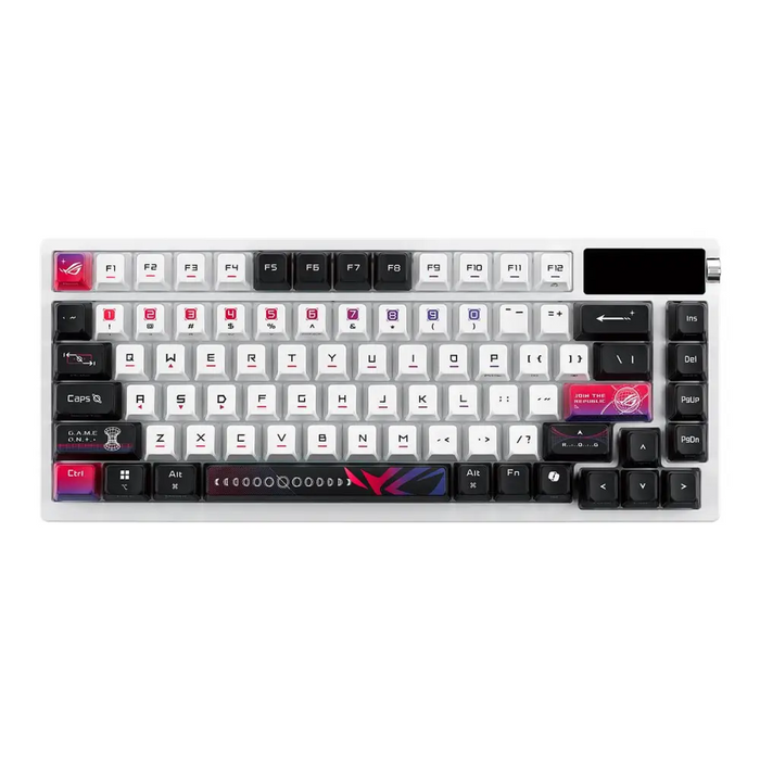 Геймърска безжична Клавиатура ASUS ROG Azoth X - White
