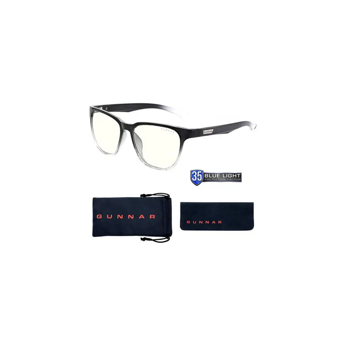 Геймърски очила GUNNAR Berkeley Onyx Fade Clear Черен