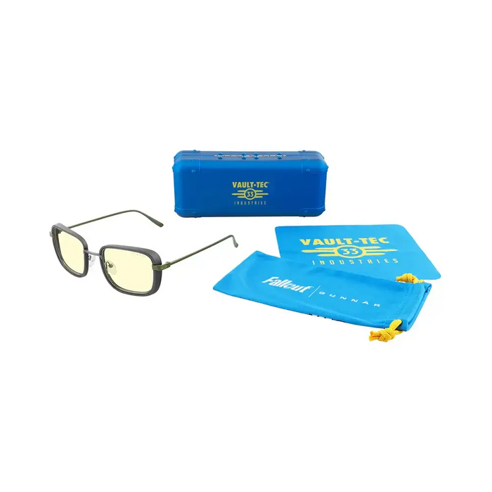 Геймърски очила GUNNAR Fallout Vault 33 Gunmetal/Olive