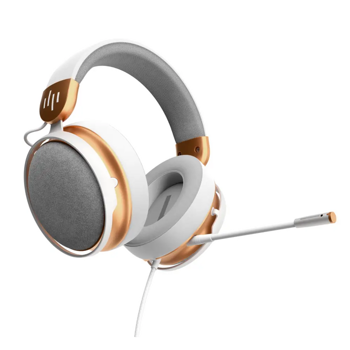 Геймърски слушалки Dark Project Sono Wired - White/Gold