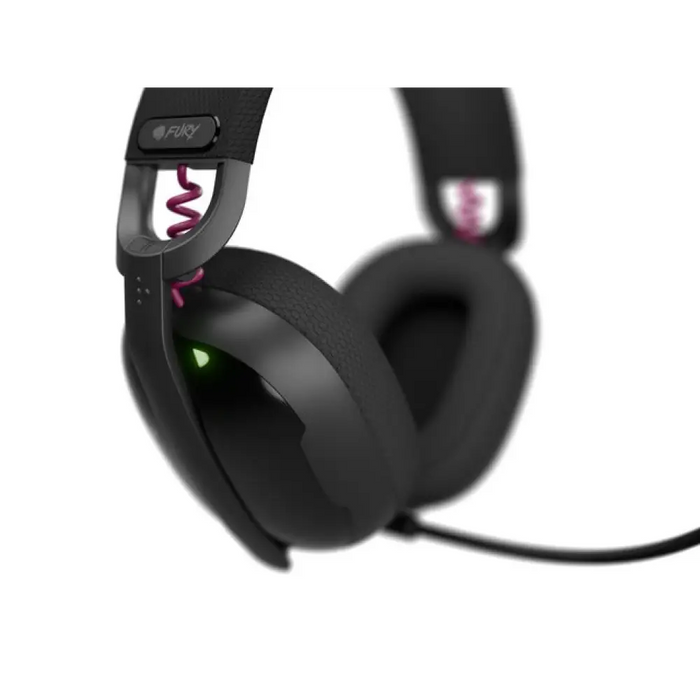 Геймърски слушалки Fury Fukiya F6 безжични с микрофон черни
