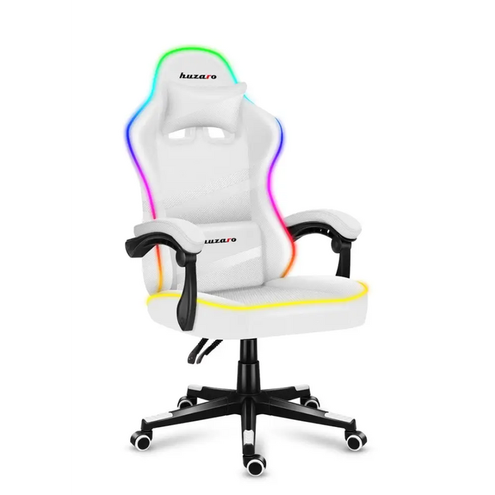 Геймърски стол - Huzaro Force 4.4 RGB Бял