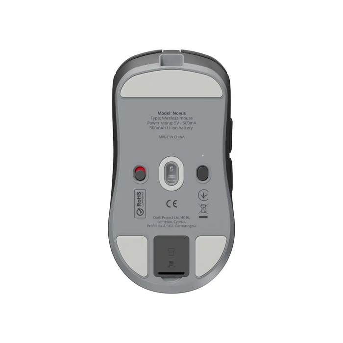 Геймърска безжична мишка Dark Project Novus BG - Black