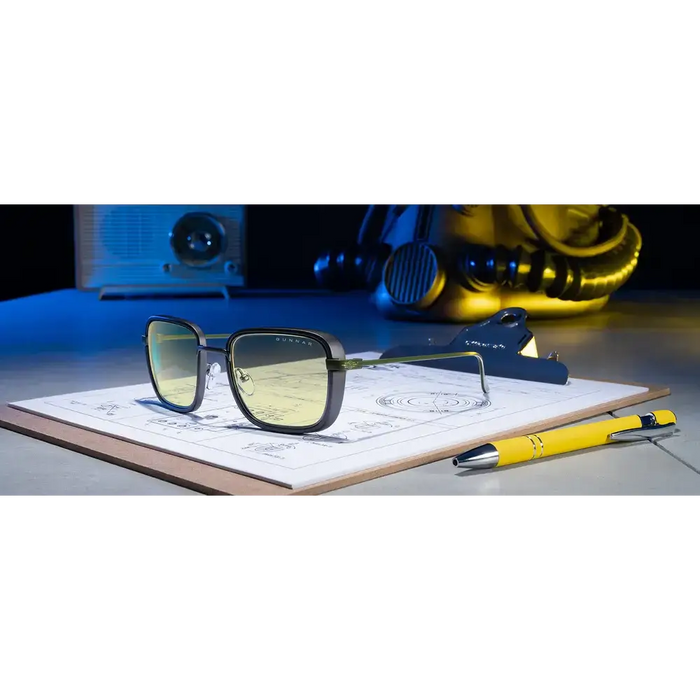 Геймърски очила GUNNAR Fallout Vault 33 Gunmetal/Olive