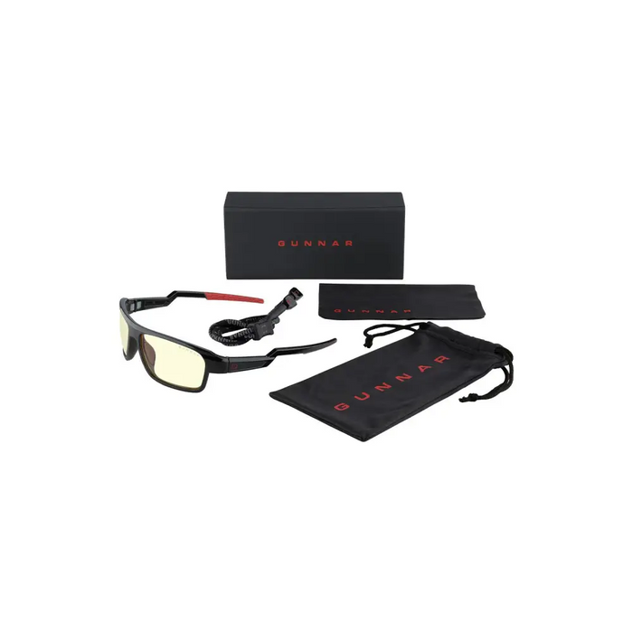 Геймърски очила GUNNAR Lightning Bolt Base Onyx Amber