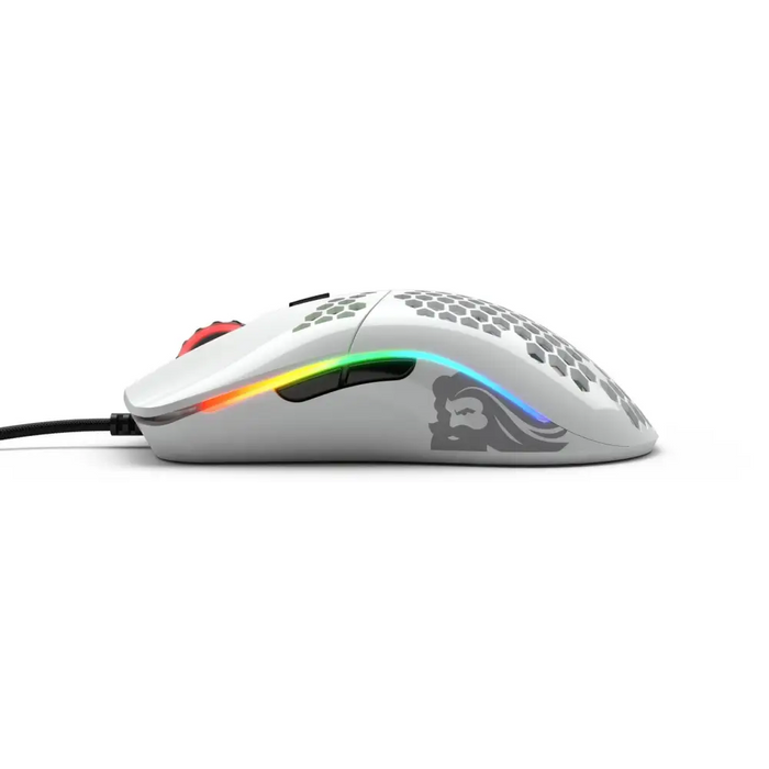Геймърска мишка Glorious Model O (Glossy White)