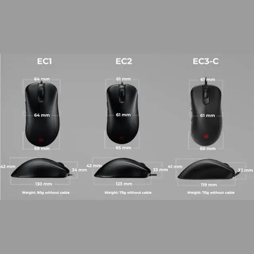 Геймърска мишка ZOWIE EC1-C Черен