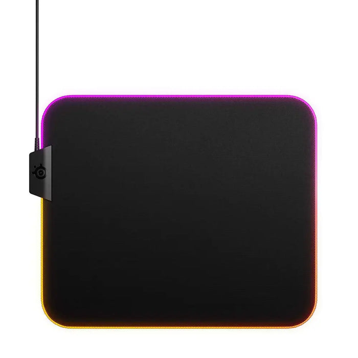 Геймърски пад SteelSeries QcK Prism Cloth - Medium RGB Черен