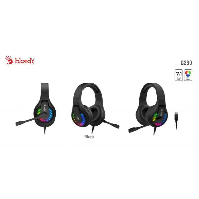 Геймърски слушалки A4TECH Bloody G230 USB