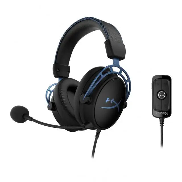 Геймърски слушалки HyperX Cloud Alpha S 7.1 Син