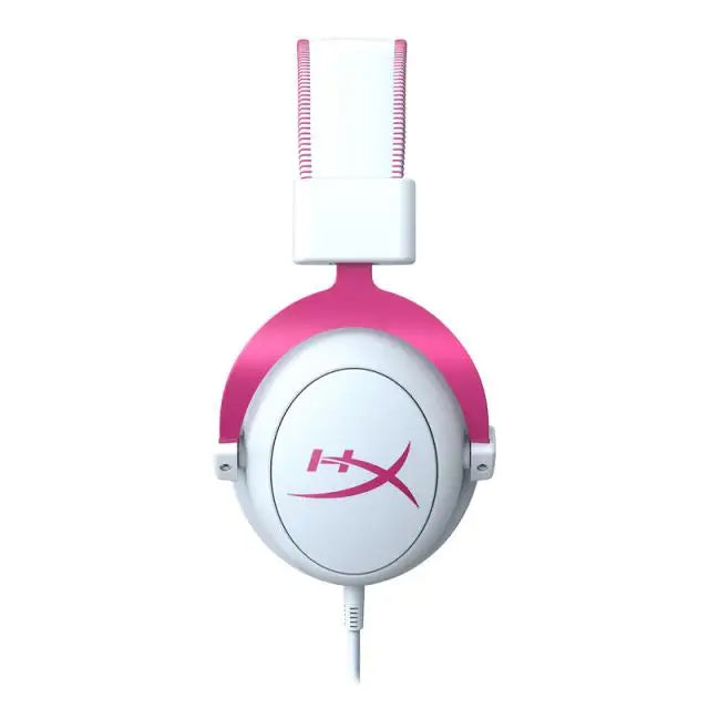 Геймърски слушалки HyperX Cloud II Pink Микрофон Розово/Бяло