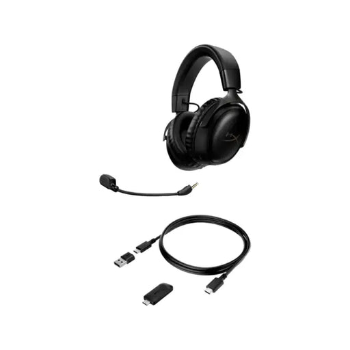 Геймърски слушалки HyperX Cloud III Безжични Микрофон Черни