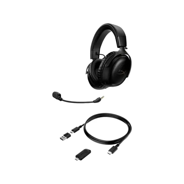 Геймърски слушалки HyperX Cloud III Безжични Микрофон Черни