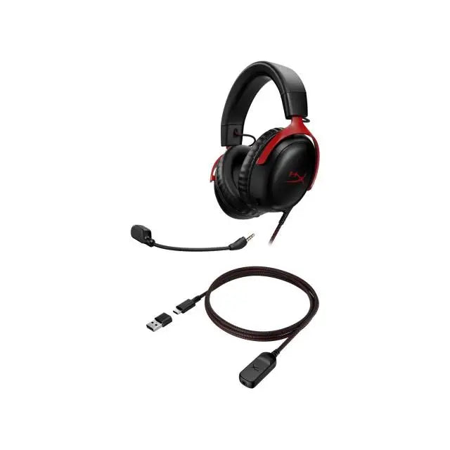 Геймърски слушалки HyperX Cloud III Микрофон Черно/Червено