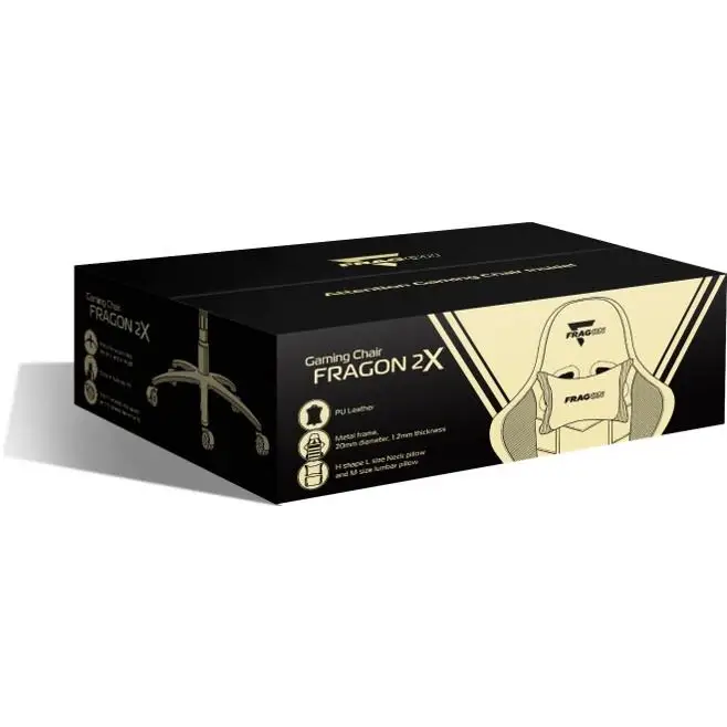 Геймърски стол FragON 2X White/Red