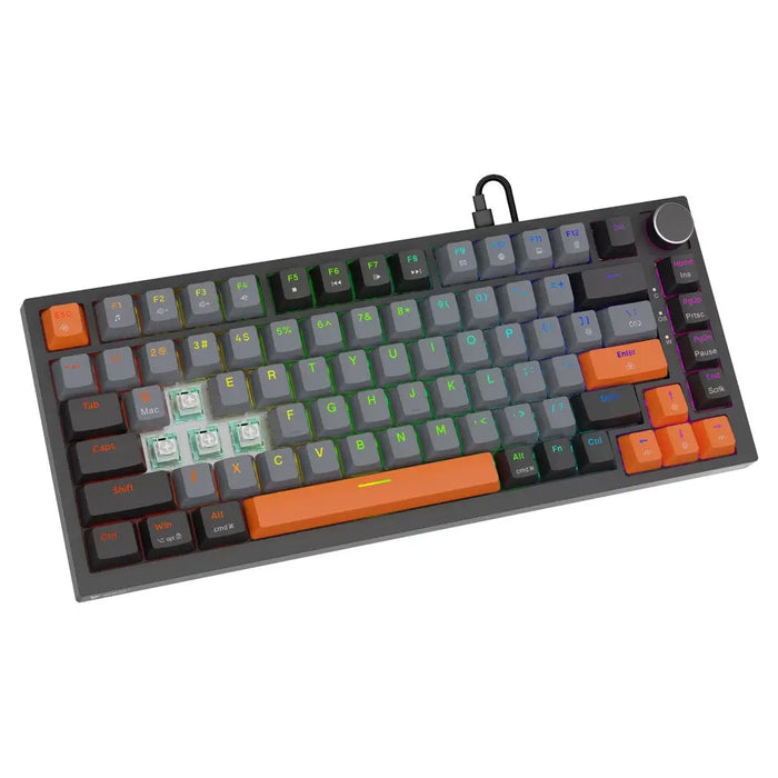 Геймърска клавиатура Savio ASTRAL BLACK JADE 3 COLOURS USB