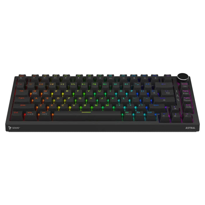 Геймърска клавиатура Savio ASTRAL BLACK JADE USB QWERTY US