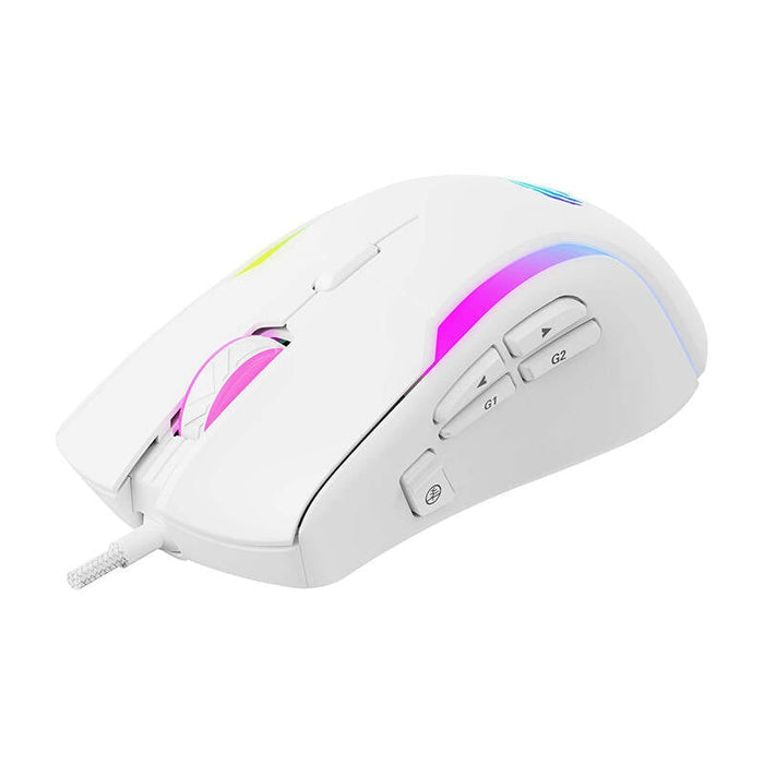 Гейминг мишка Havit MS1033 800-8000DPI RGB бяла