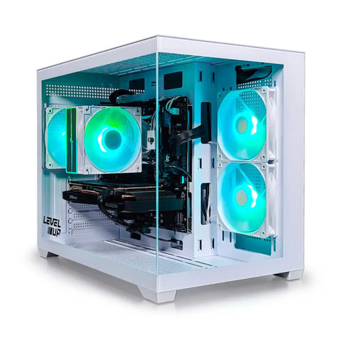 Гейминг настолен компютър LEVEL UP QUARTZ EVO WHITE AMD