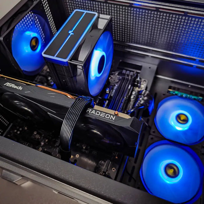 Гейминг настолен компютър LEVEL UP QUARTZ EVO BLACK AMD