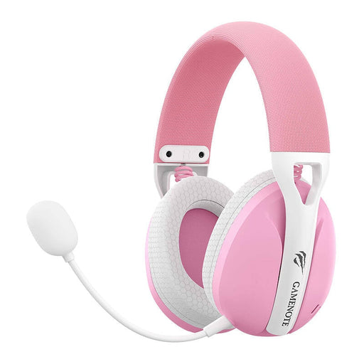 Гейминг слушалки Havit Fuxi H1 2.4G 400mAh розови