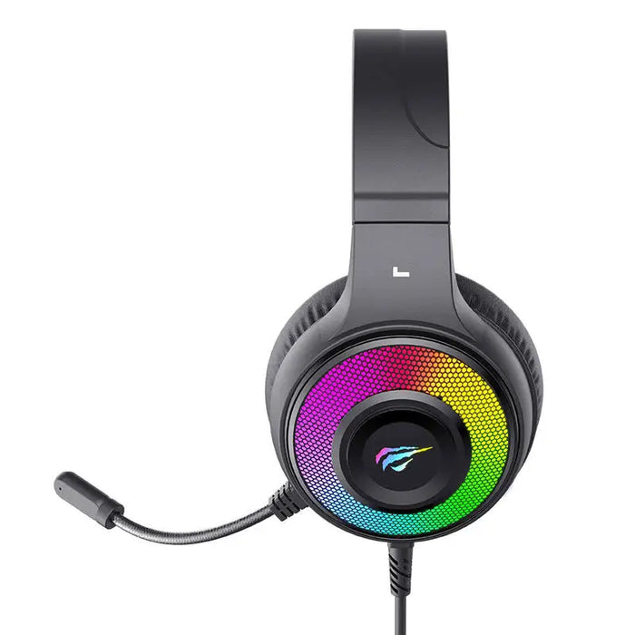 Гейминг слушалки Havit H2042d RGB черни