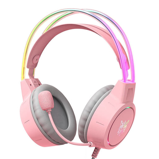 Гейминг слушалки ONIKUMA X15Pro 20Hz - 20KHz розови